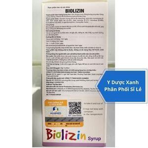 BIOLIZIN, 50ml, Siro hỗ trợ cải thiện biếng ăn cho bé, trẻ nhỏ từ 3 tháng tuổi của Tây Ban Nha
