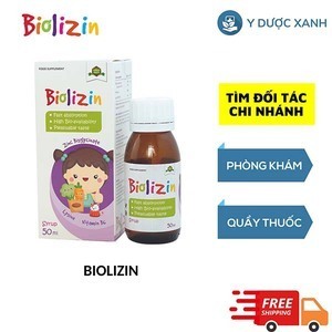 BIOLIZIN, 50ml, Siro hỗ trợ cải thiện biếng ăn cho bé, trẻ nhỏ từ 3 tháng tuổi của Tây Ban Nha