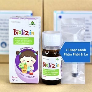 BIOLIZIN, 50ml, Siro hỗ trợ cải thiện biếng ăn cho bé, trẻ nhỏ từ 3 tháng tuổi của Tây Ban Nha