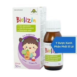 BIOLIZIN, 50ml, Siro hỗ trợ cải thiện biếng ăn cho bé, trẻ nhỏ từ 3 tháng tuổi của Tây Ban Nha