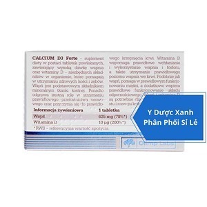 CALCIUM D3 FORTE, 60 viên, Viên uống bổ sung canxi cho bà bầu của Ba Lan