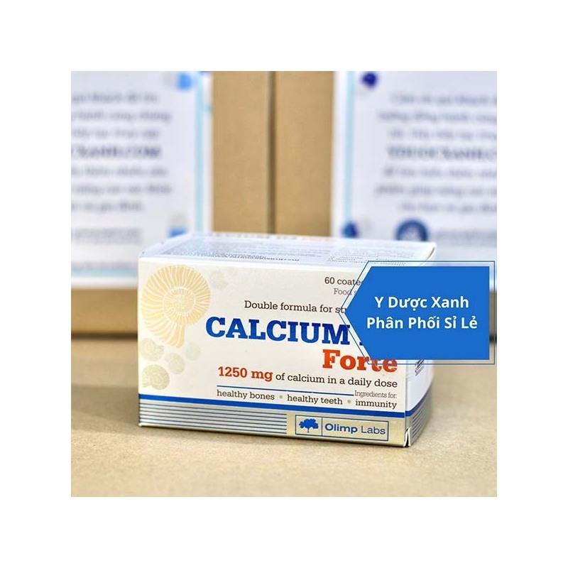 CALCIUM D3 FORTE, 60 viên, Viên uống bổ sung canxi cho bà bầu của Ba Lan