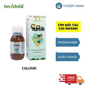 CALUNIK, 125ml, Siro hỗ trợ phát triển xương và răng cho trẻ em từ 1 tuổi của Châu Âu