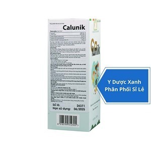 CALUNIK, 125ml, Siro hỗ trợ phát triển xương và răng cho trẻ em từ 1 tuổi của Châu Âu