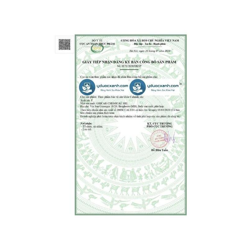 CALUNIK, 125ml, Siro hỗ trợ phát triển xương và răng cho trẻ em từ 1 tuổi của Châu Âu