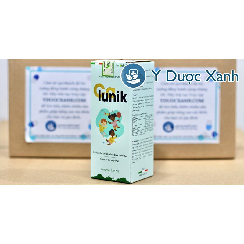 CALUNIK, 125ml, Siro hỗ trợ phát triển xương và răng cho trẻ em từ 1 tuổi của Châu Âu