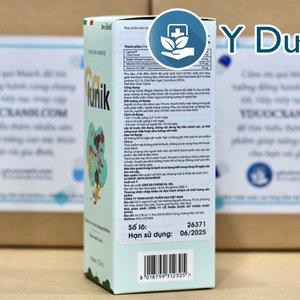 CALUNIK, 125ml, Siro hỗ trợ phát triển xương và răng cho trẻ em từ 1 tuổi của Châu Âu