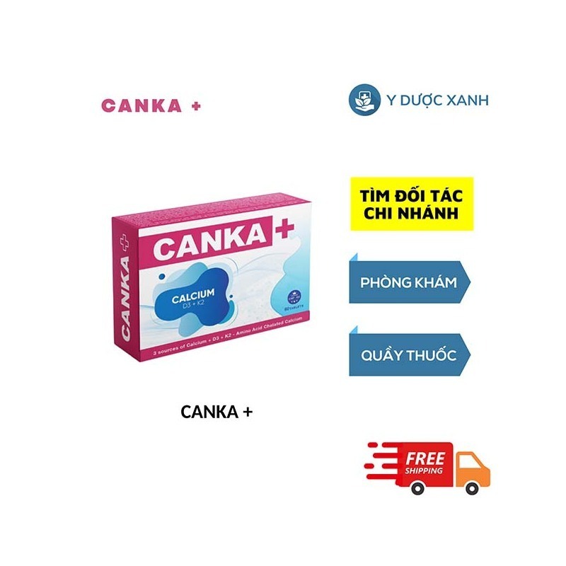CANKA + 30 viên, Viên uống bổ sung canxi và vitamin cho bà bầu của Ba Lan