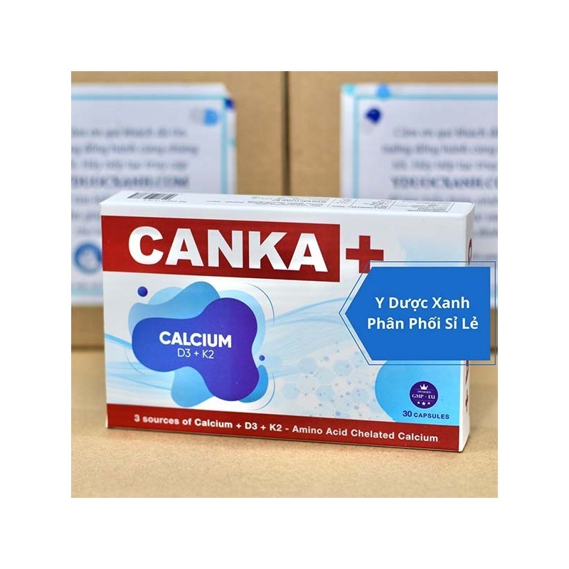 CANKA + 30 viên, Viên uống bổ sung canxi và vitamin cho bà bầu của Ba Lan