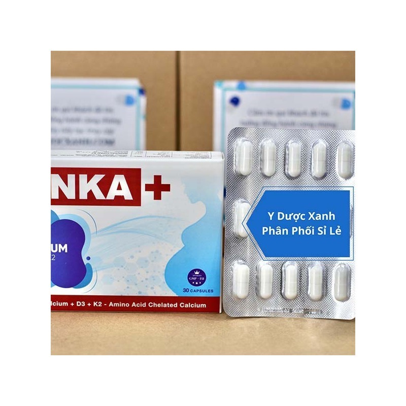 CANKA + 30 viên, Viên uống bổ sung canxi và vitamin cho bà bầu của Ba Lan