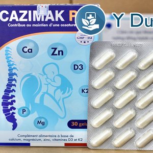 CAZIMAK PRO, 30 viên, Viên uống bổ sung canxi cho bà bầu, sau sinh của Pháp