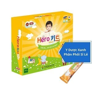 Siro HERO KID GOLD, 30 gói, Siro hỗ trợ biếng ăn, tăng sức đề kháng cho trẻ nhỏ từ 1 tuổi của Hàn Quốc