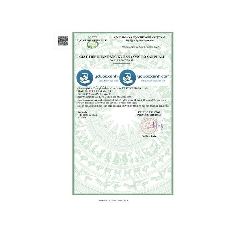 EASYCOL BABY, 15ml, Dung dịch nhỏ giọt bổ sung Enzym Lactase cho bé, trẻ nhỏ của Tây Ban Nha