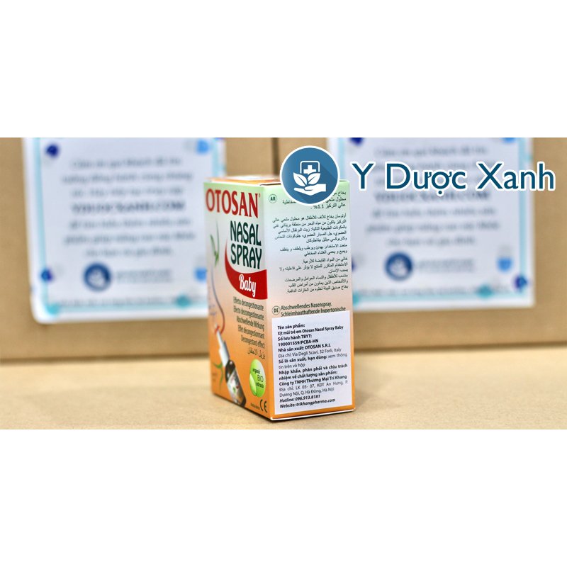 OTOSAN NASAL SPRAY BABY, 30ml, Otosan xịt mũi, vệ sinh mũi cho bé, trẻ sơ sinh của Ý