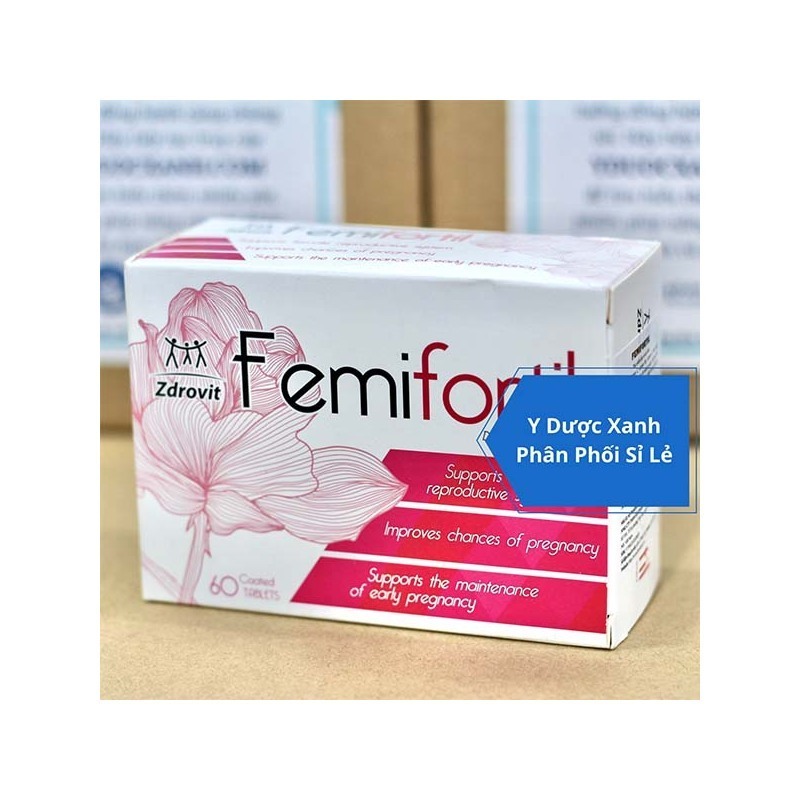 FEMIFORTIL, 60 viên, Viên uống bổ trứng, Hỗ trợ và tăng cường khả năng thụ thai ở nữ giới của Ba Lan