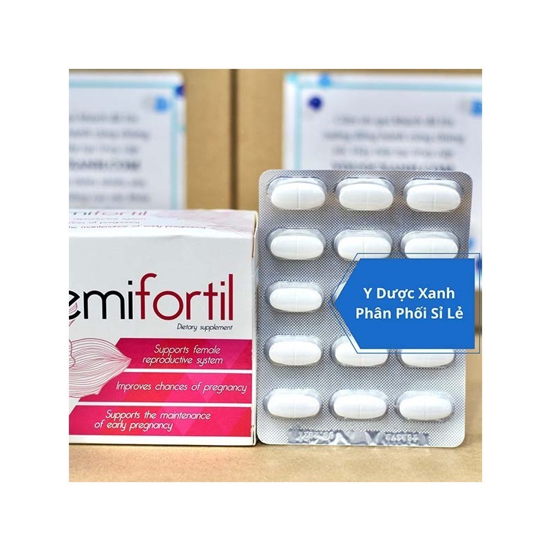 FEMIFORTIL, 60 viên, Viên uống bổ trứng, Hỗ trợ và tăng cường khả năng thụ thai ở nữ giới của Ba Lan