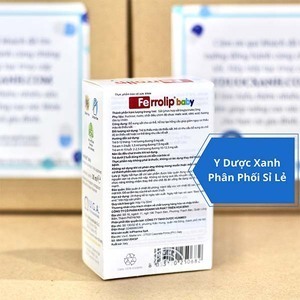 FERROLIP BABY, 30 ml, Dung dịch nhỏ giọt bổ sung sắt hữu cơ, bổ máu cho bé, trẻ em từ 2 tuổi của Ý