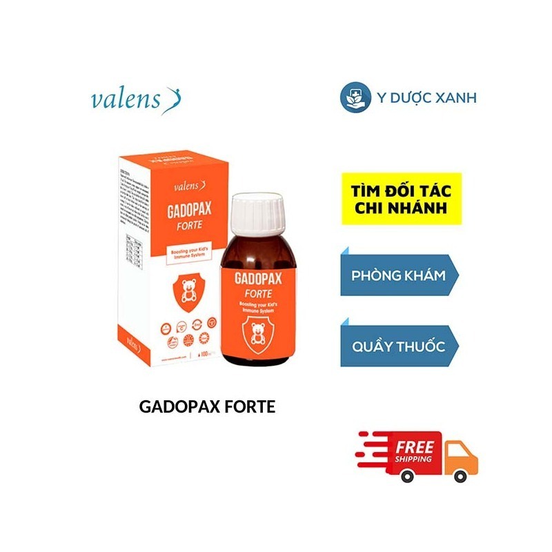 GADOPAX FORTE, 100ml, Siro tăng sức đề kháng cho bé, trẻ sơ sinh của Slovenia