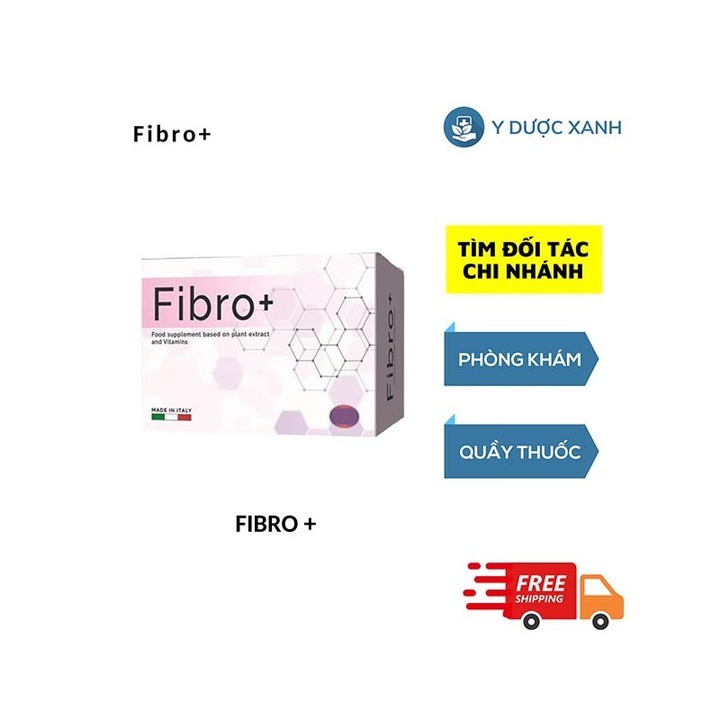 FIBRO + 30 viên, Viên uống điều hòa kinh nguyệt, cân bằng nội tiết tố cho phụ nữ của Ý