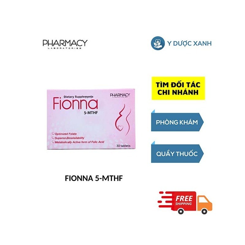 FIONNA, 30 viên, Viên uống bổ sung acid folic cho bầu của Ba Lan