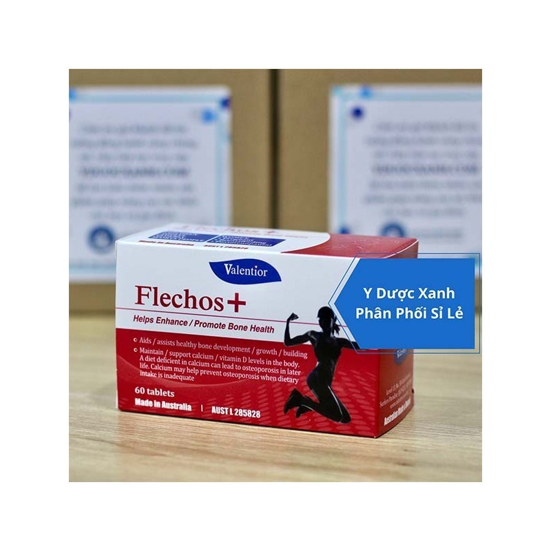 FLECHOS+, 60 viên, Bổ sung canxi và vitamin D cho phụ nữ của Úc