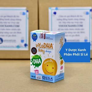 VITADHA BABY DROPS, 30ml, Nhỏ giọt bổ sung DHA cho bé, trẻ em từ sơ sinh của Ý