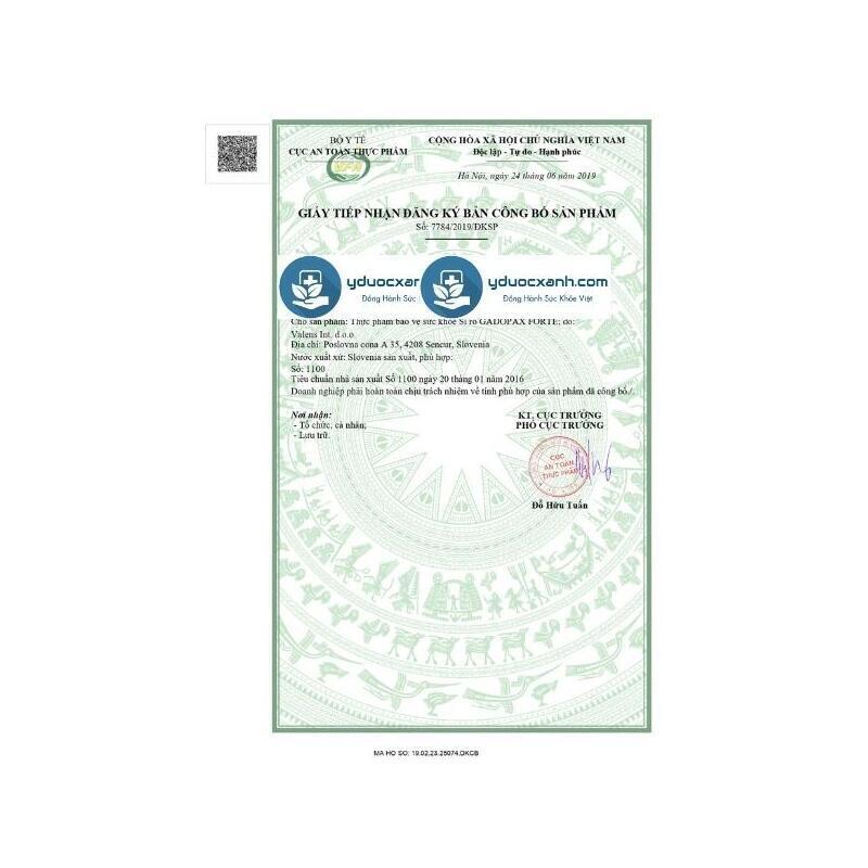 GADOPAX FORTE, 100ml, Siro tăng sức đề kháng cho bé, trẻ sơ sinh của Slovenia