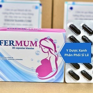 GIFERMUM PLUS, 30 viên, Viên uống bổ sung vitamin tổng hợp cho bà bầu, phụ nữ chuẩn bị mang thai của Tây Ban Nha