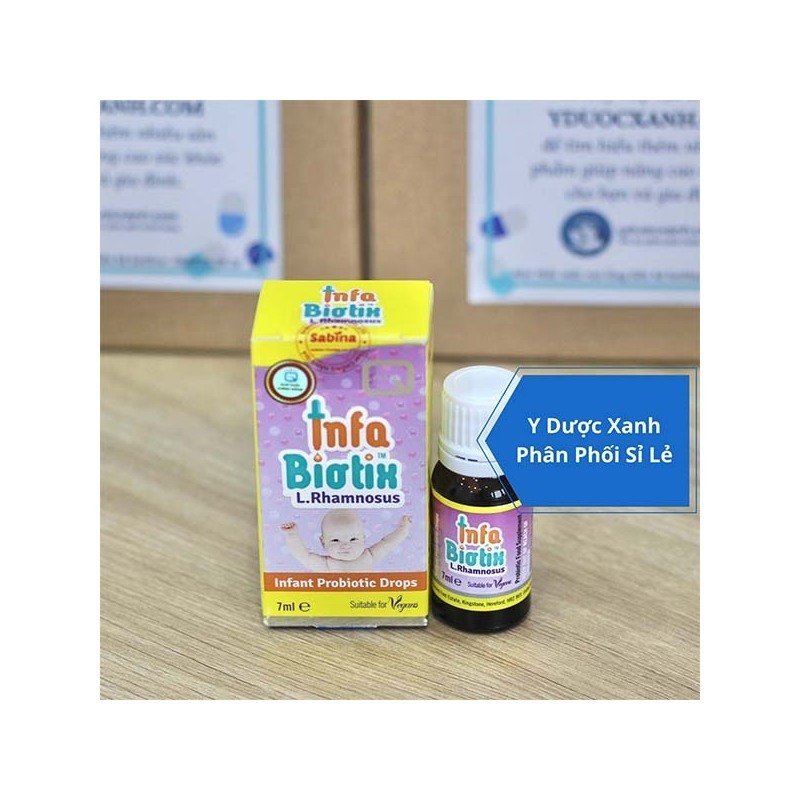 INFA BIOTIX, 7ml, Men vi sinh hỗ trợ tiêu hóa cho trẻ 1 tháng tuổi đến 3 tuổi của Anh