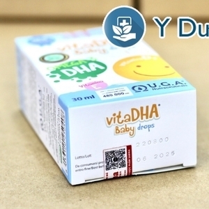 VITADHA BABY DROPS, 30ml, Nhỏ giọt bổ sung DHA cho bé, trẻ em từ sơ sinh của Ý