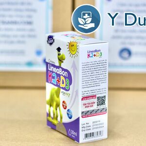 LINEABON K2+D3, 10ml, Nhỏ giọt tăng hấp thu canxi cho trẻ em, trẻ sơ sinh của Châu Âu