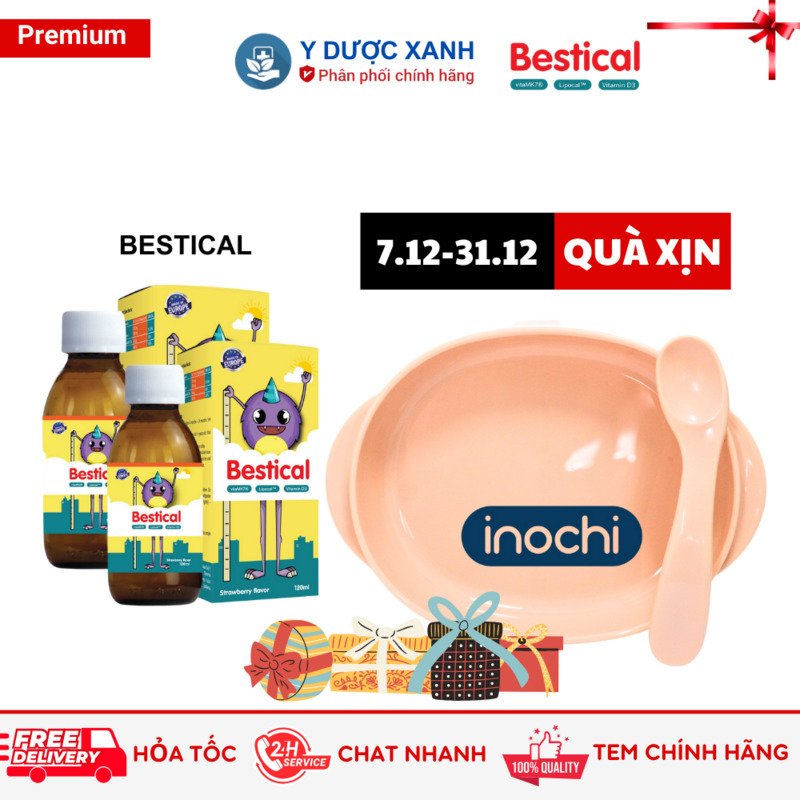 BESTICAL, 120ml, Siro hỗ trợ phát triển chiều cao cho trẻ nhỏ trên 4 tháng tuổi của Slovenia