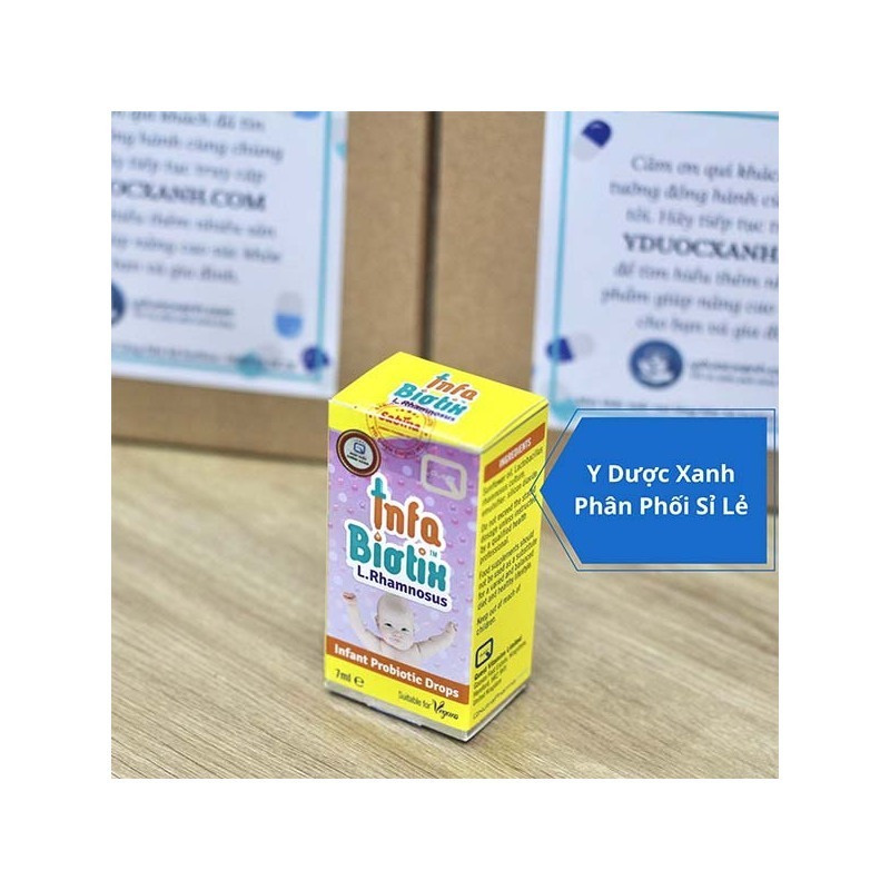 INFA BIOTIX, 7ml, Men vi sinh hỗ trợ tiêu hóa cho trẻ 1 tháng tuổi đến 3 tuổi của Anh