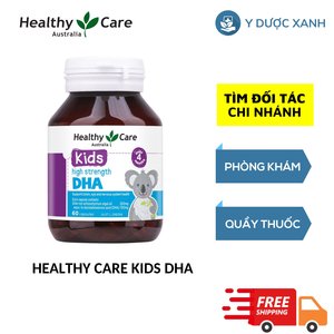 HEALTHY CARE KIDS DHA, Viên uống bổ sung DHA, bổ não, thị lực, thần kinh của Úc