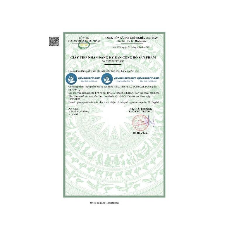 HEALTHYPLEX BONECAL PLUS, 100ml, Siro bổ sung Calcium, Magnesium, Vitamin D3, hỗ trợ xương răng chắc khỏe