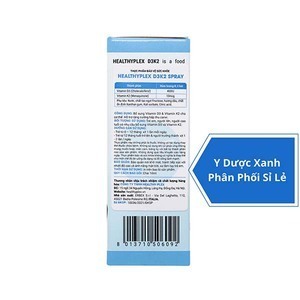 HEALTHYPLEX D3K2, 10ml, Siro nhỏ giọt tăng hấp thu Canxi cho bé, trẻ em của Ý