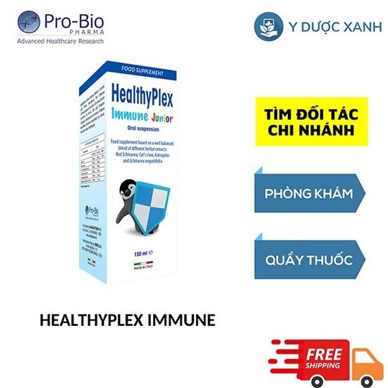 HEALTHYPLEX IMMUNE, Siro tăng đề kháng cho trẻ em từ 1 tuổi của Ý