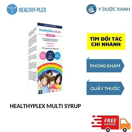 HEALTHYPLEX MULTI SYRUP, 150ml, Siro tăng cường sức đề kháng cho trẻ em, trẻ sơ sinh của Ý