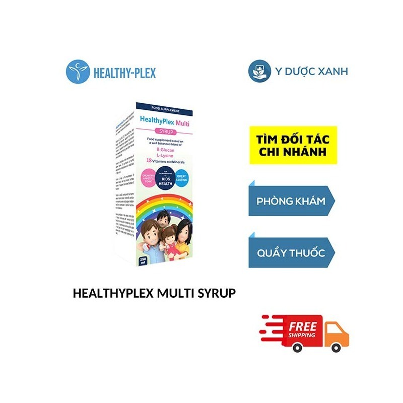 HEALTHYPLEX MULTI SYRUP, 150ml, Siro tăng cường sức đề kháng cho trẻ em, trẻ sơ sinh của Ý
