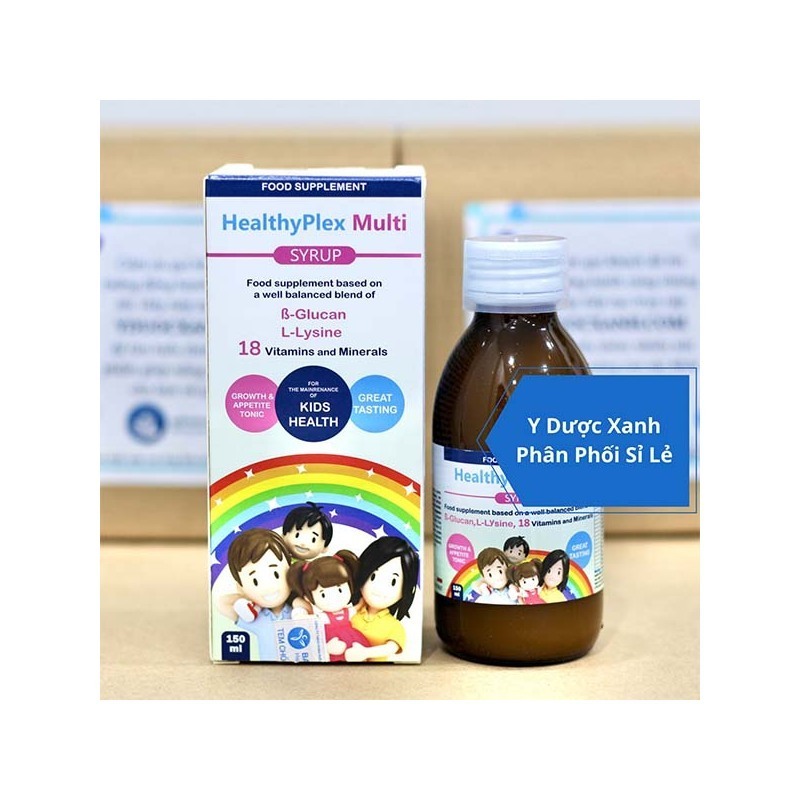 HEALTHYPLEX MULTI SYRUP, 150ml, Siro tăng cường sức đề kháng cho trẻ em, trẻ sơ sinh của Ý