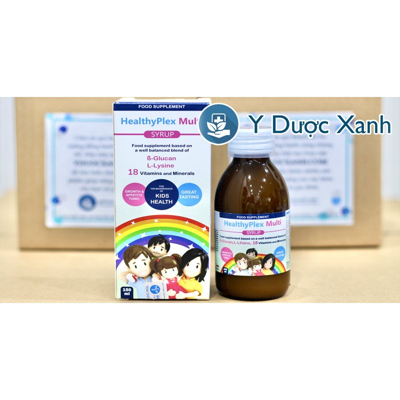 HEALTHYPLEX MULTI SYRUP, 150ml, Siro tăng cường sức đề kháng cho trẻ em, trẻ sơ sinh của Ý