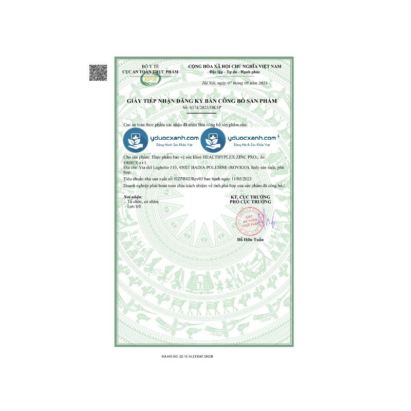 HEALTHYPLEX ZINC PRO, 100ml, Siro bổ sung kẽm, hỗ trợ tăng đề kháng cho bé, trẻ em của Ý