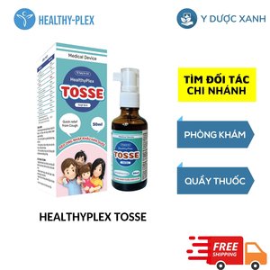 HEALTHYPLEX TOSSE, 50 ml, Xịt họng keo ong giảm ho, viêm họng, đau họng cho trẻ em từ 1 tuổi