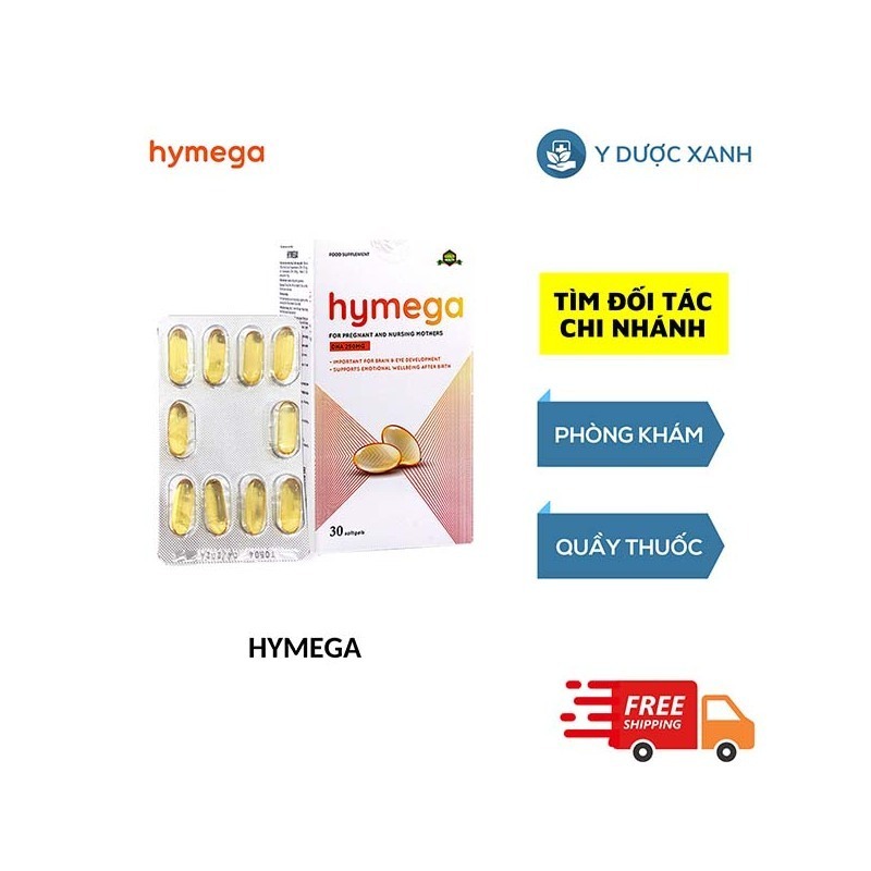 HYMEGA, 30 viên, Viên uống bổ sung DHA cho bà bầu, sau sinh của Tây Ban Nha