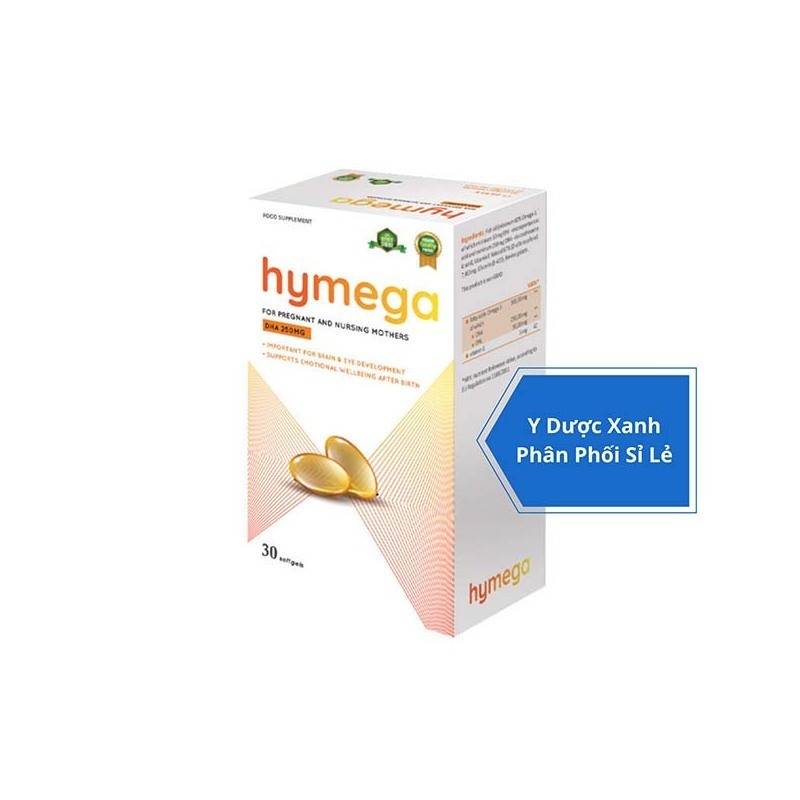 HYMEGA, 30 viên, Viên uống bổ sung DHA cho bà bầu, sau sinh của Tây Ban Nha