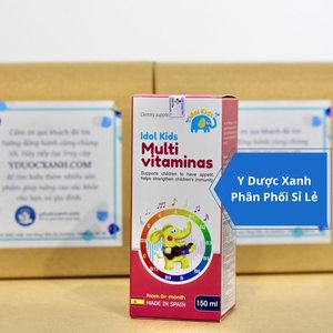 IDOL KIDS MULTIVITAMINAS, 150 ml, Siro tăng cường sức đề kháng cho bé, trẻ em từ 6 tháng tuổi của Tây Ban Nha