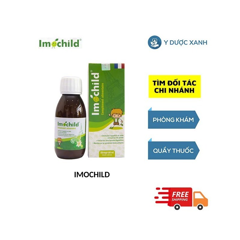 IMOCHILD, 125ml, Siro tăng đề kháng miễn dịch cho trẻ nhỏ từ 1 tuổi của Pháp