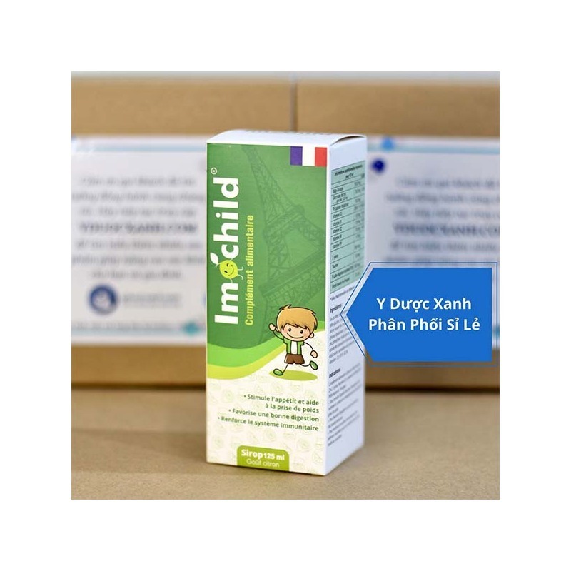 IMOCHILD, 125ml, Siro tăng đề kháng miễn dịch cho trẻ nhỏ từ 1 tuổi của Pháp