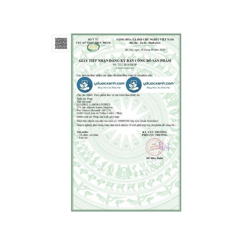 IMOCHILD, 125ml, Siro tăng đề kháng miễn dịch cho trẻ nhỏ từ 1 tuổi của Pháp