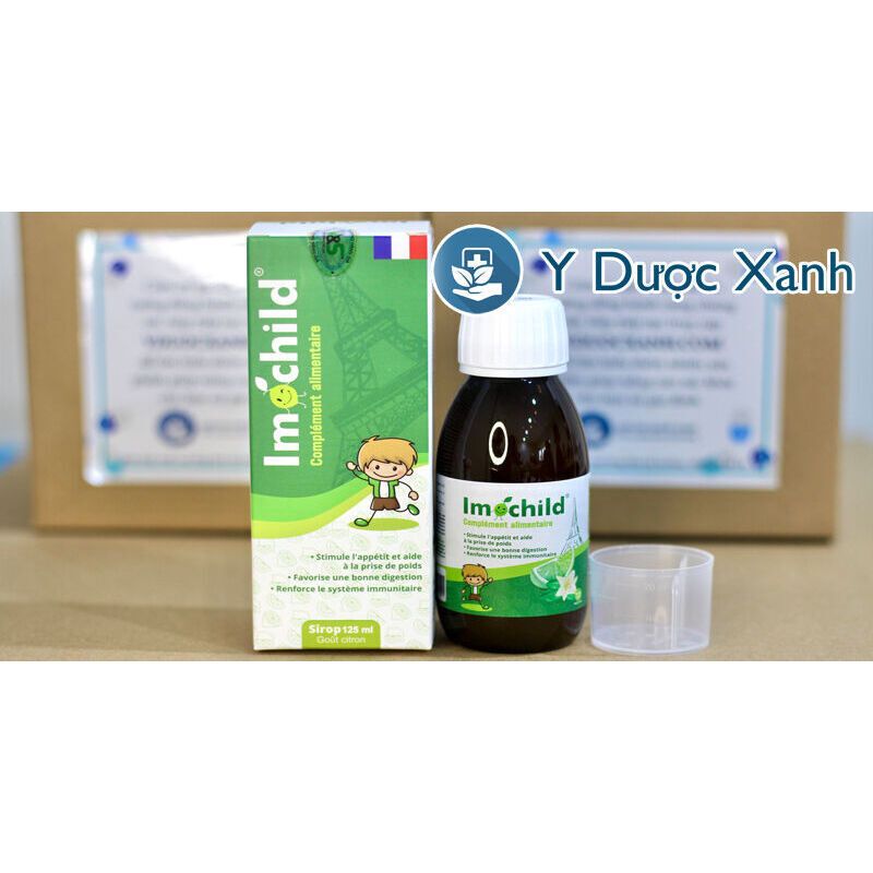 IMOCHILD, 125ml, Siro tăng đề kháng miễn dịch cho trẻ nhỏ từ 1 tuổi của Pháp